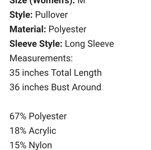 NWT Dex Soft, long Tunic Sweater w Chiffon trim hem - Picture 3 of 3